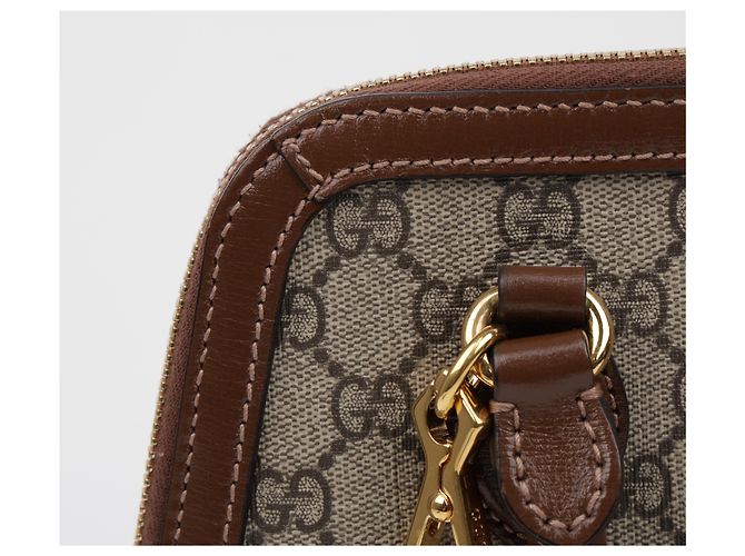 Gucci Borsa piccola con manico Horsebit marrone - vista 13