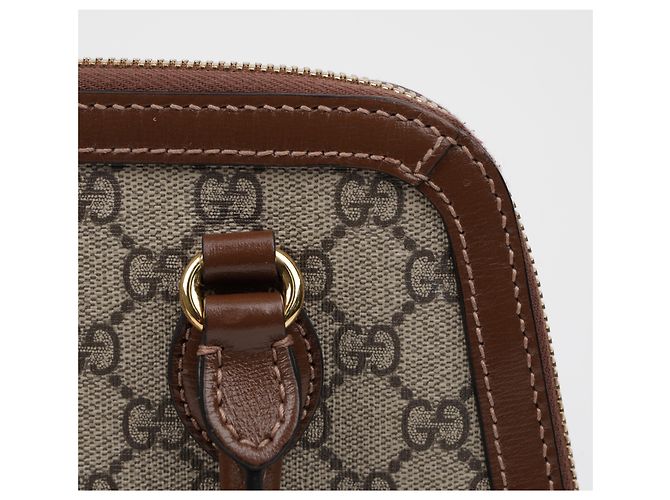 Gucci Borsa piccola con manico Horsebit marrone - vista 14