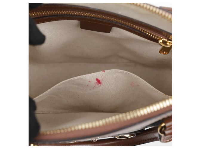 Gucci Borsa piccola con manico Horsebit marrone - vista 25