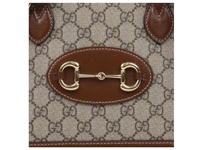 Gucci Borsa piccola con manico Horsebit marrone - vista 3