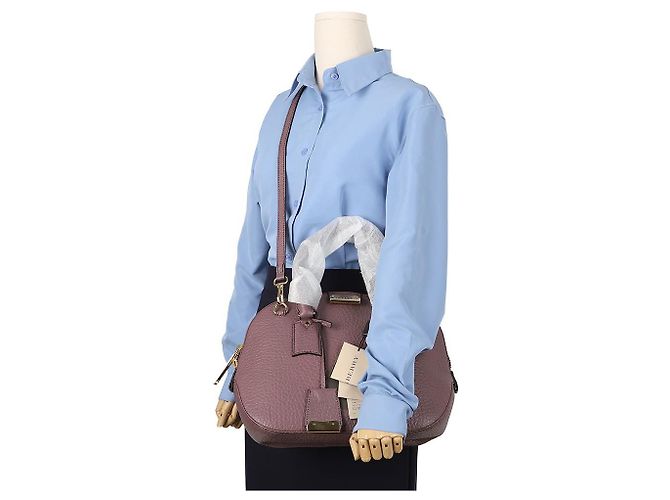 Burberry Borsa a spalla Orchard Small Tote Purple - vista 10