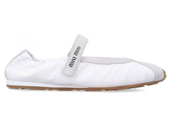Miu Miu Ballerine Plume Suede - vista 2