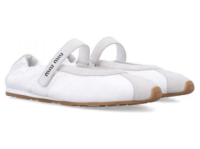 Miu Miu Ballerine Plume Suede - vista 3