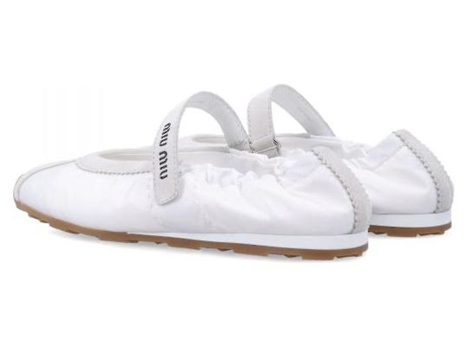 Miu Miu Ballerine Plume Suede - vista 4