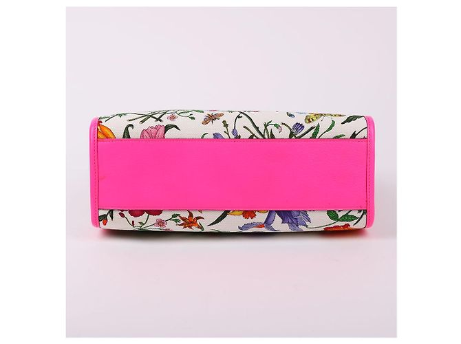 Gucci Borsa Tote e a Tracolla Media con Stampa Floreale - vista 9
