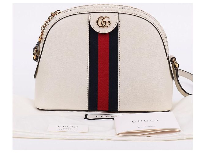 Gucci Borsa a tracolla Ophidia Small White - vista 11