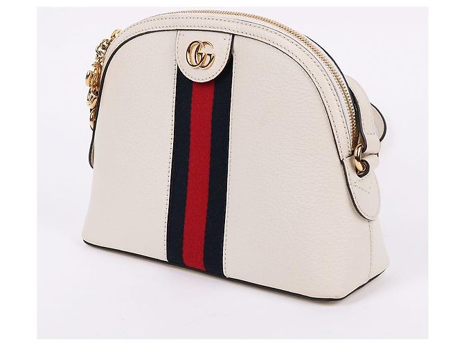 Gucci Borsa a tracolla Ophidia Small White - vista 3