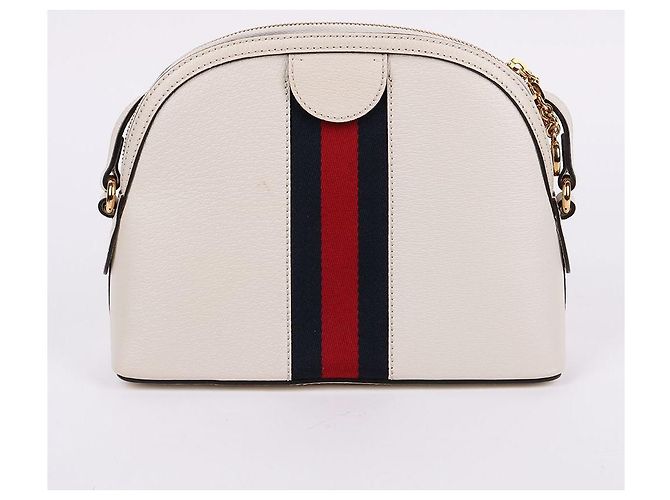 Gucci Borsa a tracolla Ophidia Small White - vista 4