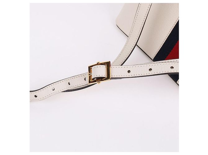 Gucci Borsa a tracolla Ophidia Small White - vista 6