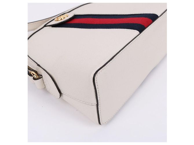 Gucci Borsa a tracolla Ophidia Small White - vista 8