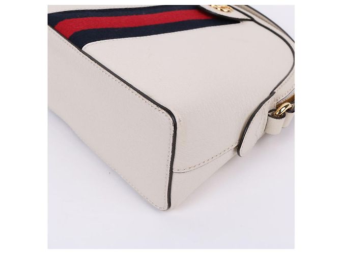 Gucci Borsa a tracolla Ophidia Small White - vista 9