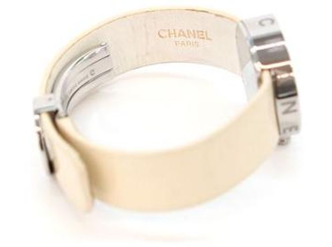 Chanel Emaille-Quarzuhr Silber - vue 2