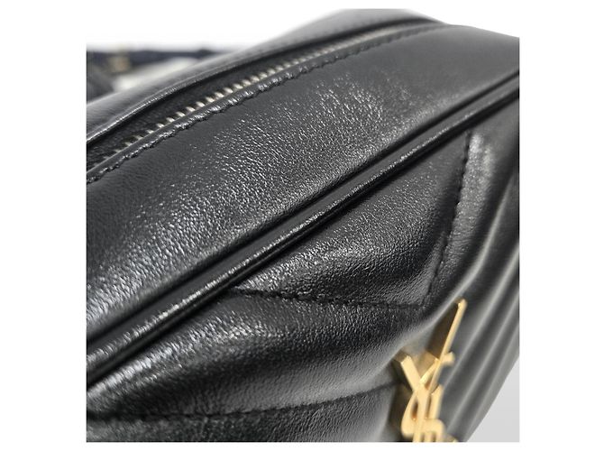 Autre Marque Borsa crossbody matelassé monogram nera con cintura - vista 14