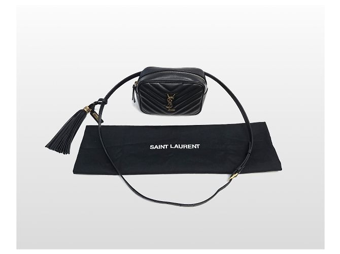Autre Marque Borsa crossbody matelassé monogram nera con cintura - vista 9