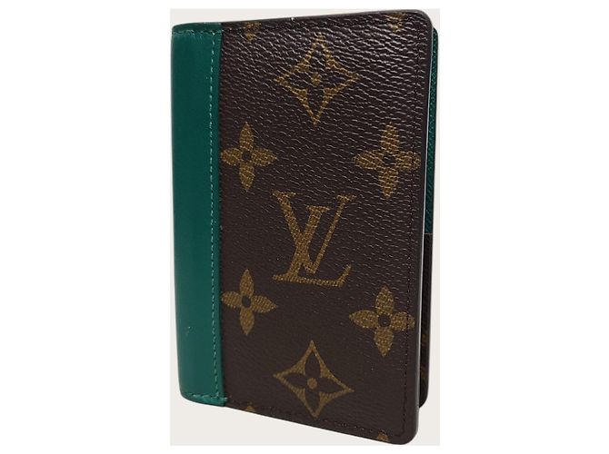 Louis Vuitton Organizer da tasca Monogram Macassar Borneo Green - vista 2