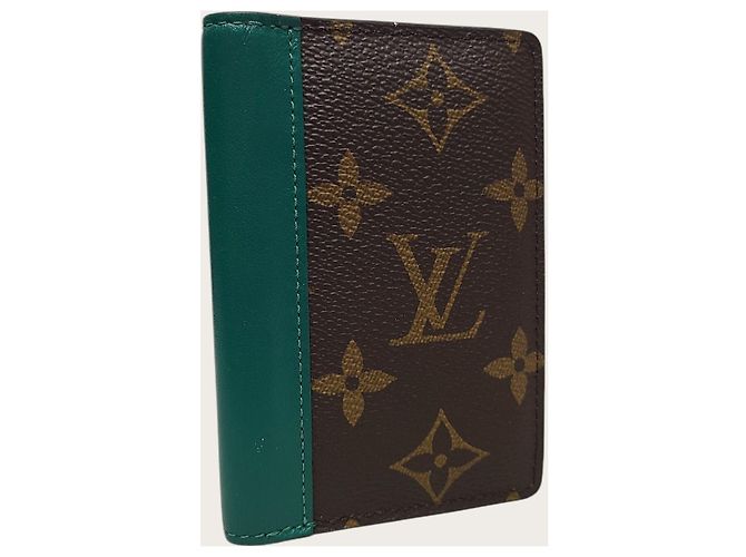 Louis Vuitton Organizer da tasca Monogram Macassar Borneo Green - vista 3