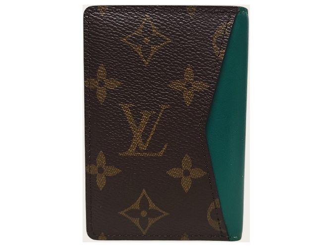 Louis Vuitton Organizer da tasca Monogram Macassar Borneo Green - vista 5