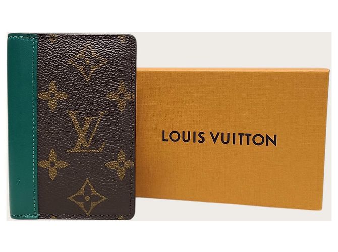 Louis Vuitton Organizer da tasca Monogram Macassar Borneo Green - vista 6