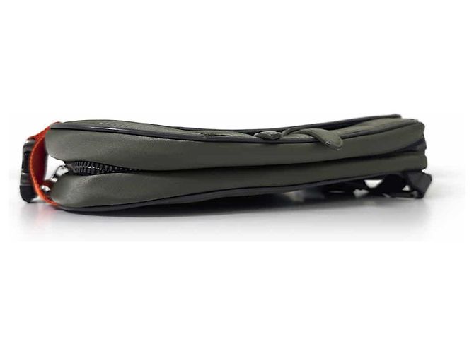 Dior Borsa a tracolla Saddle in nylon e pelle Olive - vista 6