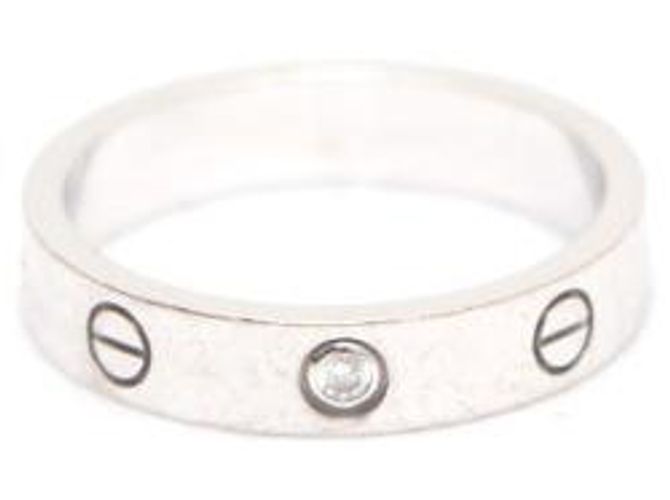 Cartier Small Love Ring in Weißgold mit Diamant - Ansicht 8