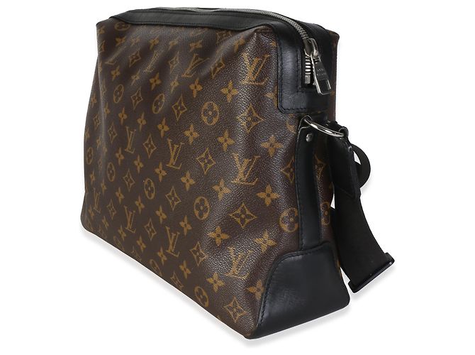 Borsa a tracolla Torres in tela Monogram Macassar Louis Vuitton - vista 3