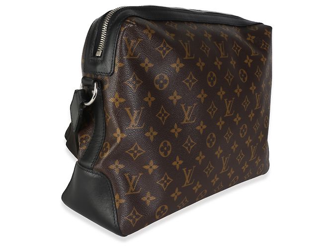 Borsa a tracolla Torres in tela Monogram Macassar Louis Vuitton - vista 4