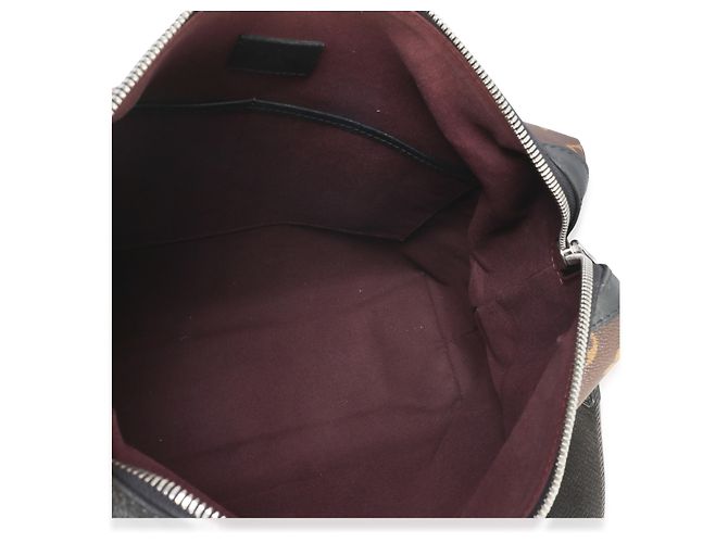 Borsa a tracolla Torres in tela Monogram Macassar Louis Vuitton - vista 5