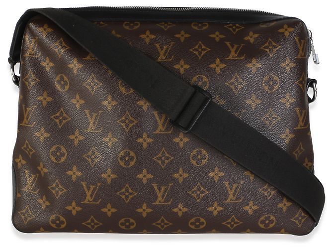 Borsa a tracolla Torres in tela Monogram Macassar Louis Vuitton - vista 8