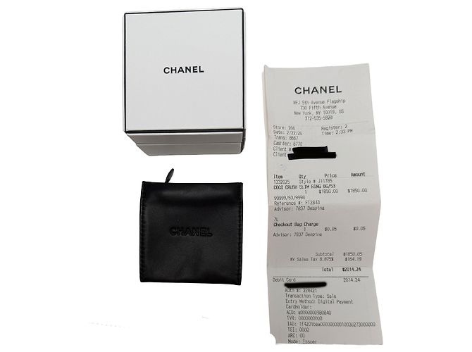 Chanel Coco Crush schmaler Ring in Roségold - Ansicht 5