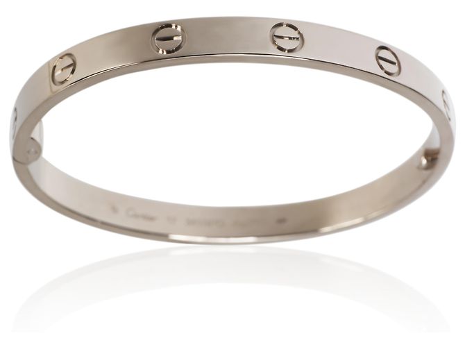 Bracciale Love Classico Cartier in Oro Bianco - vista 2