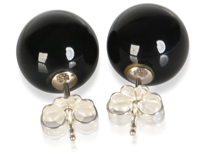 Orecchini Tiffany & Co. in argento sterling e onice - vista 3