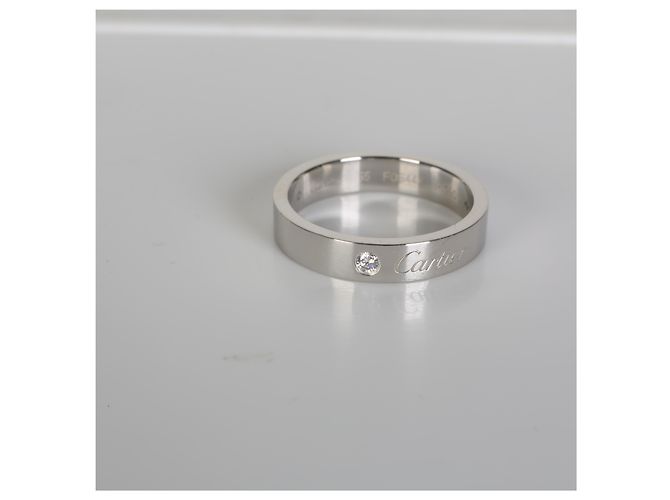 Fede C de Cartier in platino e diamanti - vista 6