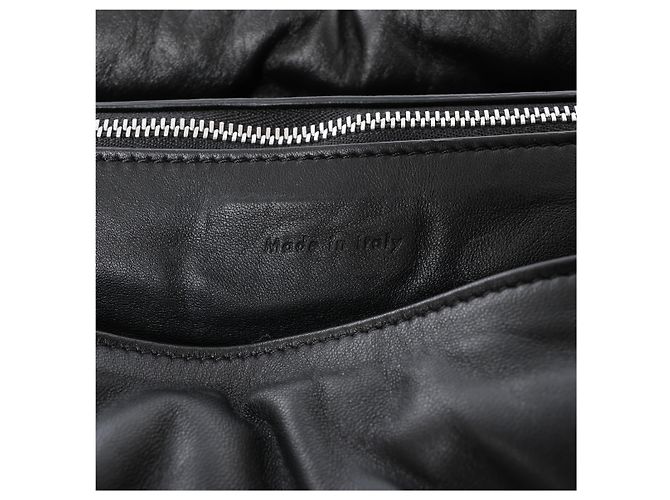Céline Borsa a mano Celine Pillow in pelle nera - vista 15