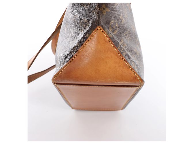 Borsa a tracolla Louis Vuitton Cabas Piano Monogram in marrone M51148 - vista 11