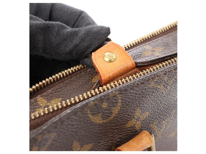 Borsa a tracolla Louis Vuitton Cabas Piano Monogram in marrone M51148 - vista 13