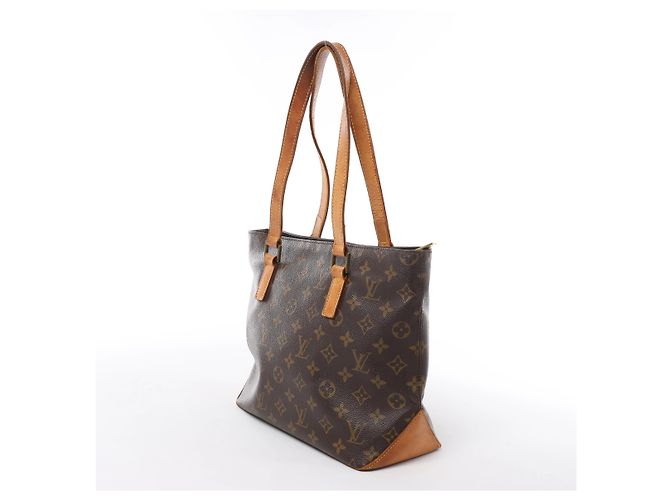 Borsa a tracolla Louis Vuitton Cabas Piano Monogram in marrone M51148 - vista 2