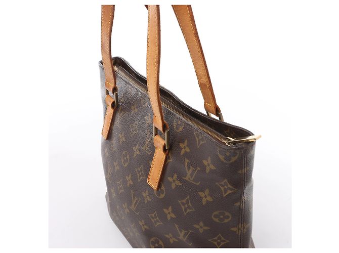 Borsa a tracolla Louis Vuitton Cabas Piano Monogram in marrone M51148 - vista 3