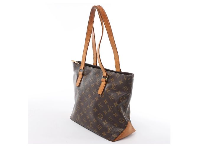Borsa a tracolla Louis Vuitton Cabas Piano Monogram in marrone M51148 - vista 4
