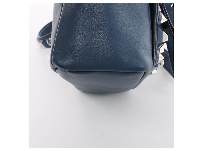 Fendi Borsa Vit Dolce Studs Leather Crossbody Bag Navy Blue 8BT281 - vista 10