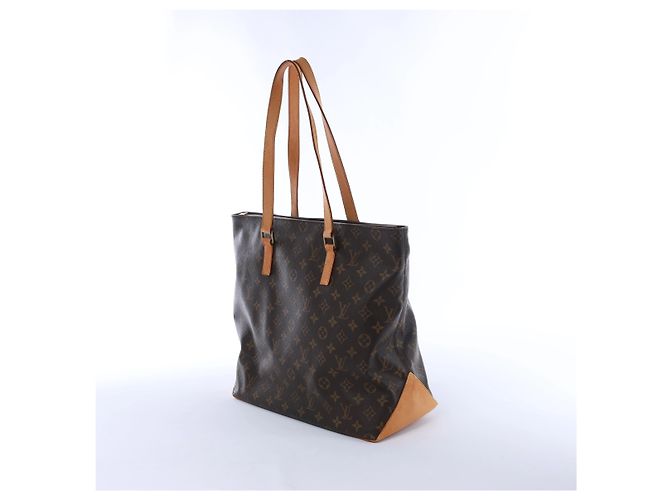 Louis Vuitton Cabas Mezzo Monogram Canvas Shoulder Bag in Brown M51151 - view 2