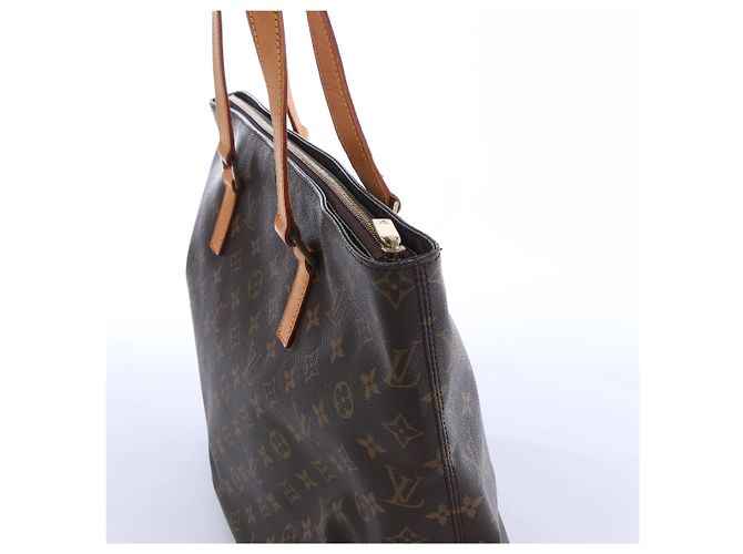 Louis Vuitton Cabas Mezzo Monogram Canvas Shoulder Bag in Brown M51151 - view 4