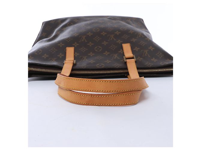 Louis Vuitton Cabas Mezzo Monogram Canvas Shoulder Bag in Brown M51151 - view 6