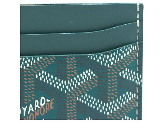 Goyard SAINT SULPICE Kartenetui Grün - Ansicht 12