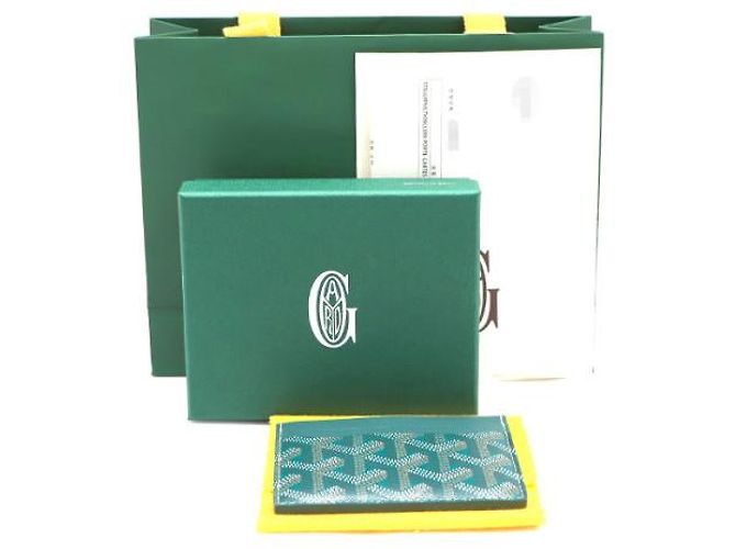 Goyard SAINT SULPICE Kartenetui Grün - Ansicht 16