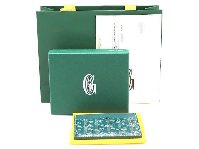 Goyard SAINT SULPICE Kartenetui Grün - Ansicht 8