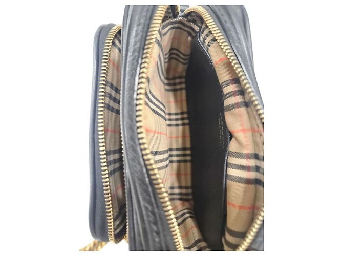 Borsa Camera Mini Link Burberry Nera in Pelle - vista 11