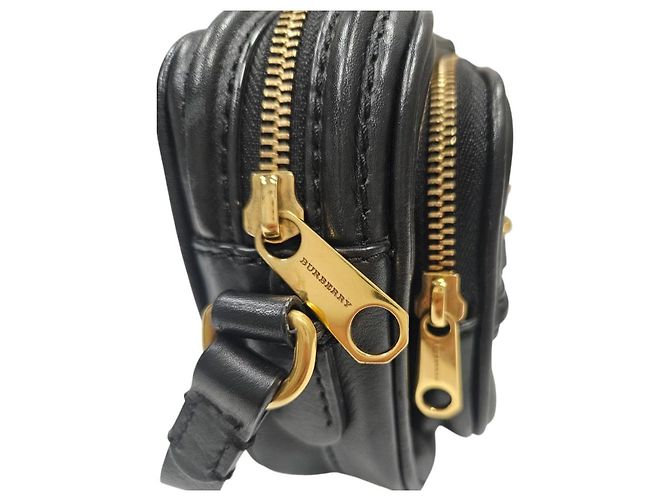 Borsa Camera Mini Link Burberry Nera in Pelle - vista 14