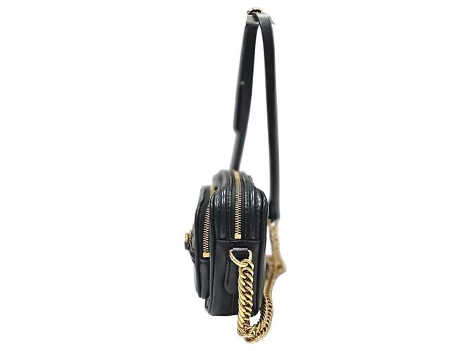 Borsa Camera Mini Link Burberry Nera in Pelle - vista 3
