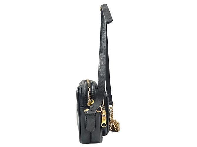 Borsa Camera Mini Link Burberry Nera in Pelle - vista 4