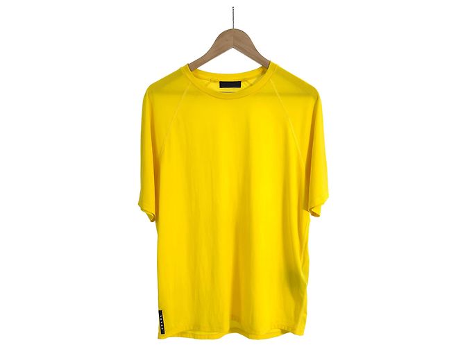 Prada Functional Short Sleeve T-shirt Yellow - view 4